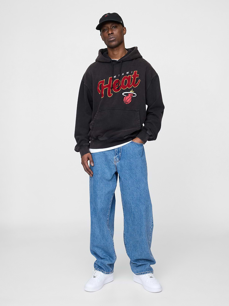 Image 2 of 9, NBA Miami Heat Logo Heavyweight Hoodie