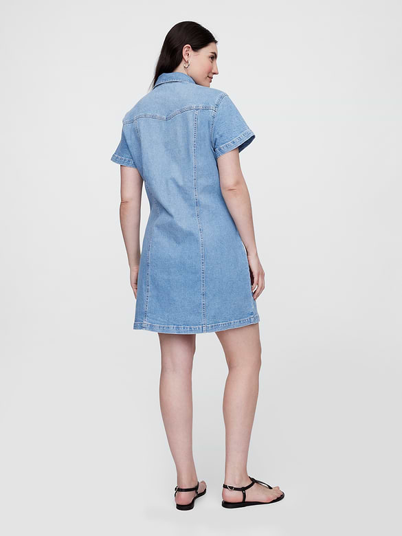 Western Mini Shirtdress