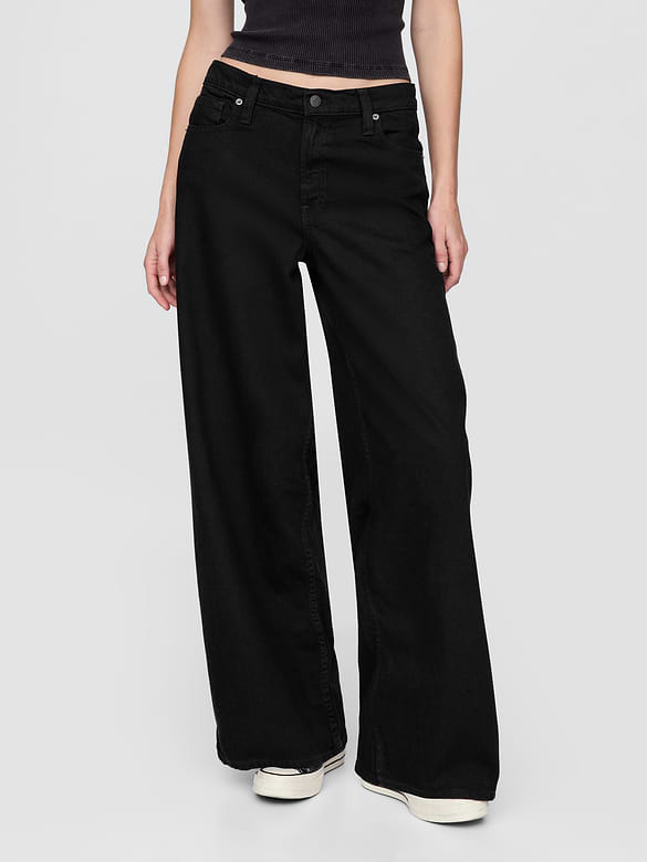 Mid Rise UltraSoft Baggy Jeans