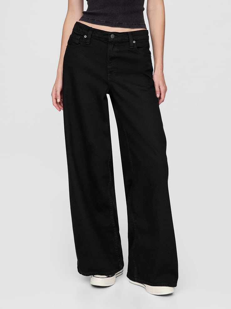 Image number 2 showing, Mid Rise UltraSoft Baggy Jeans