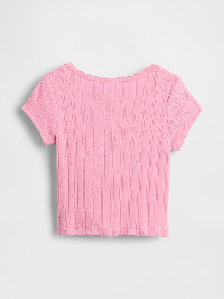 Image number 2 showing, Baby & Toddler Pointelle Rib Top