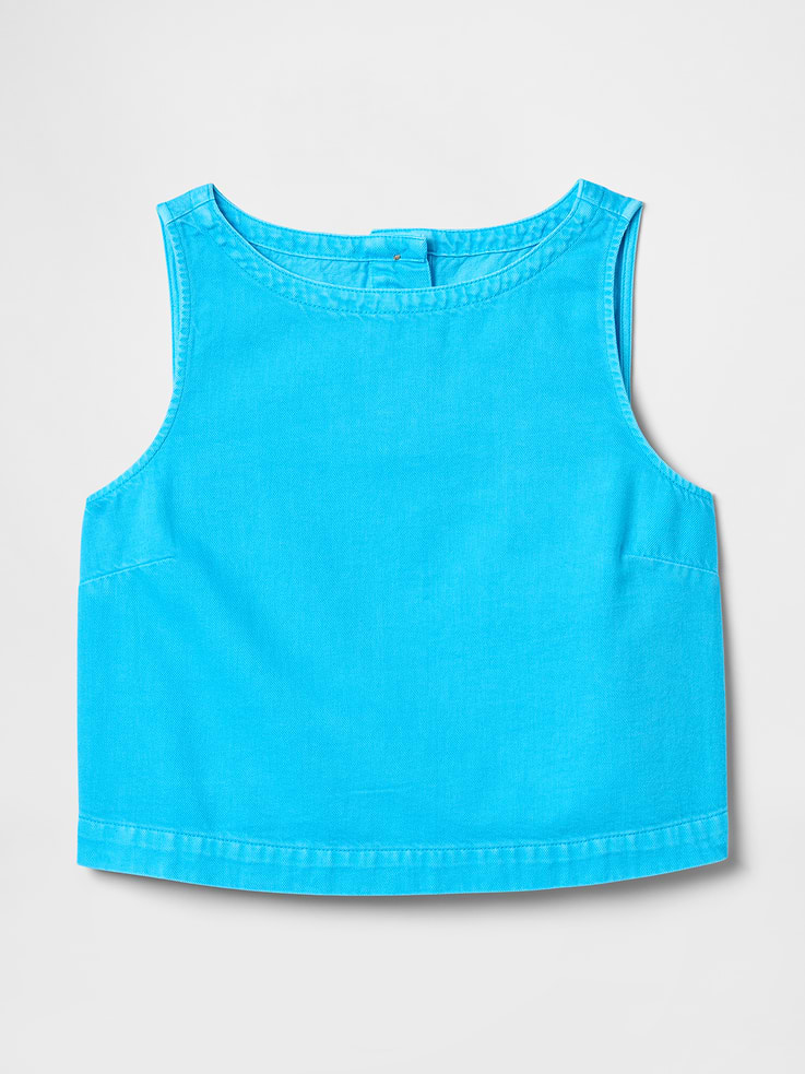 Image number 4 showing, UltraSoft Denim Shell Tank Top