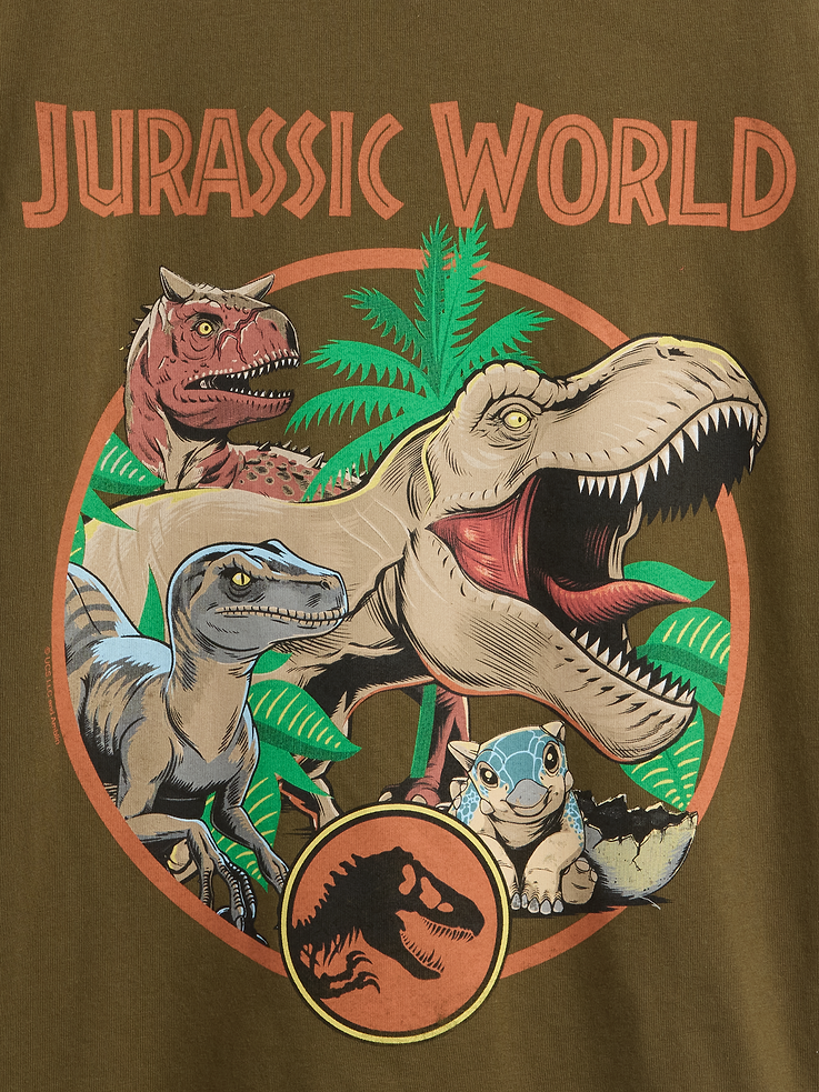 Image 2 of 2, Kids Heavyweight Organic Cotton Graphic T-Shirt
