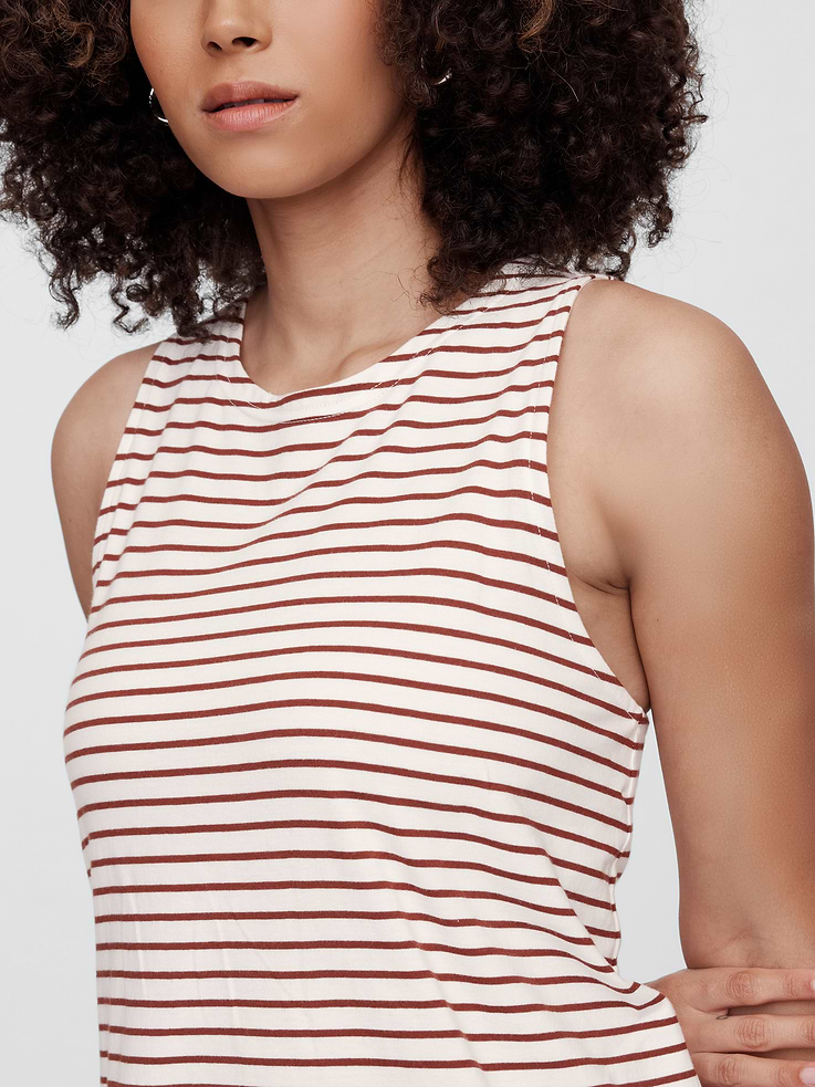 Image number 3 showing, Stripe Jersey Mini Dress