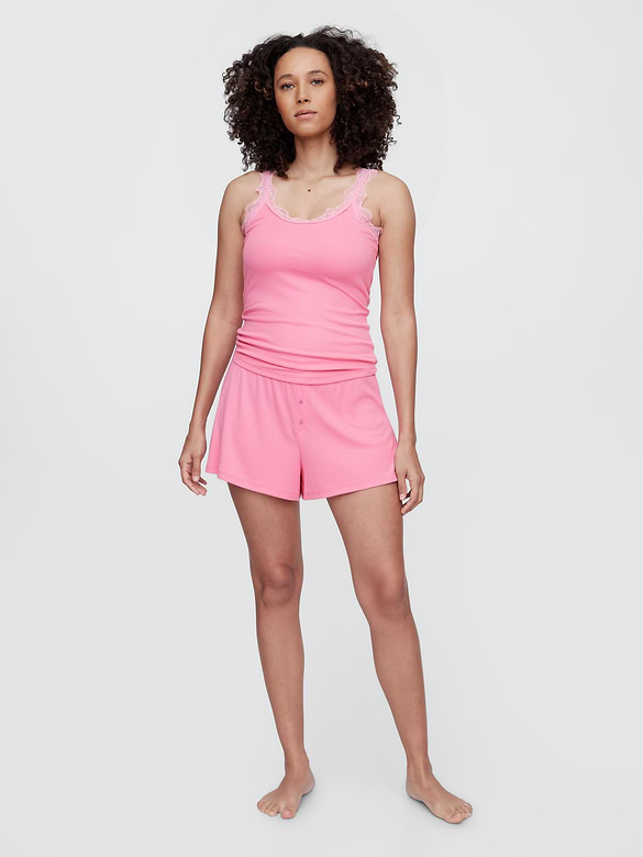TENCEL™ Ribbed PJ Shorts
