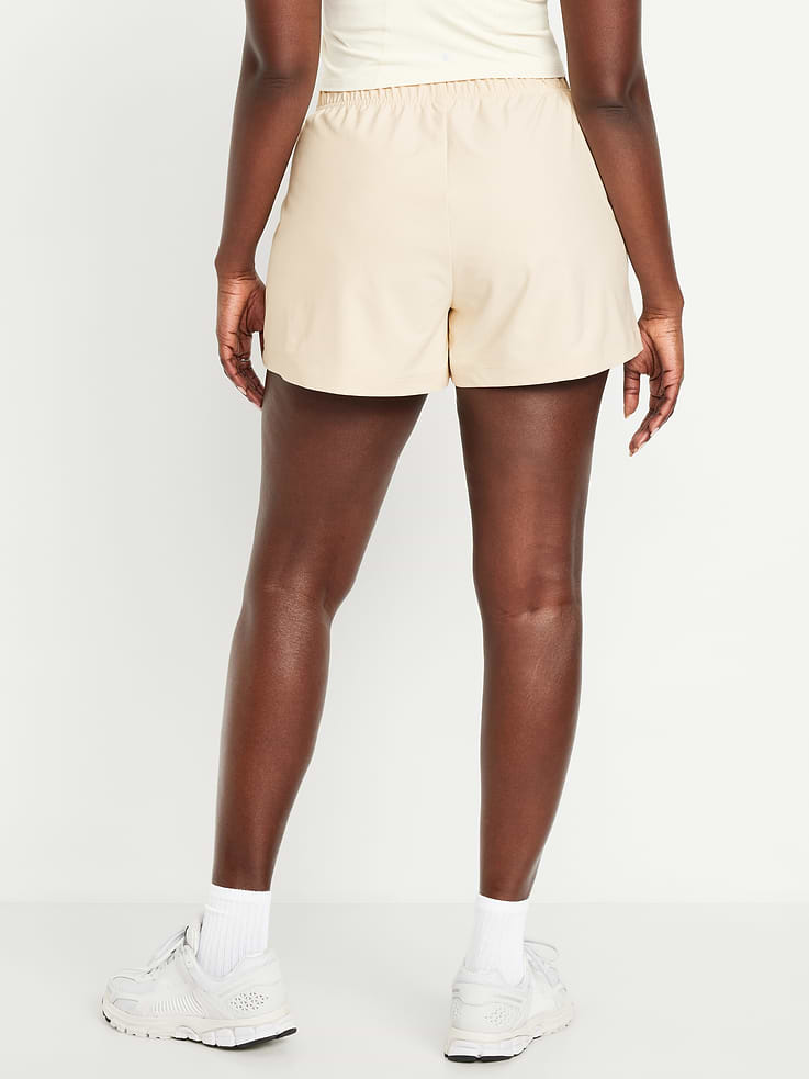 Image 6 de 9, Short PowerSoft à taille haute, entrejambe de 9 cm