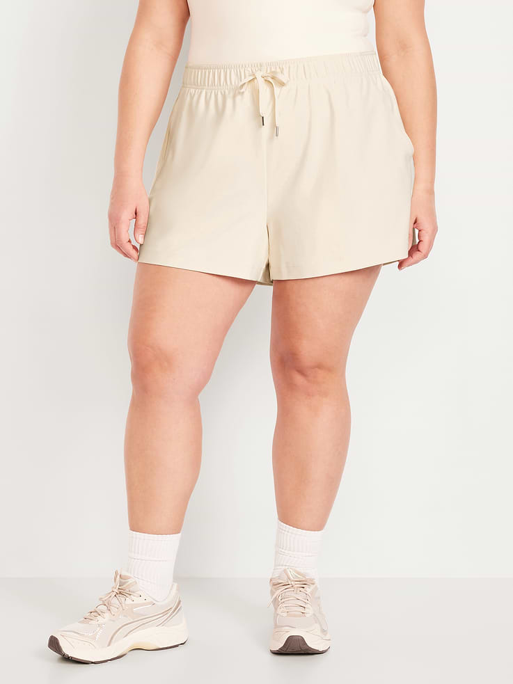 Image 7 de 9, Short PowerSoft à taille haute, entrejambe de 9 cm