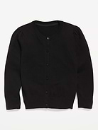 Image number 2 showing, School Uniform Button-Up Cardigan for Girls