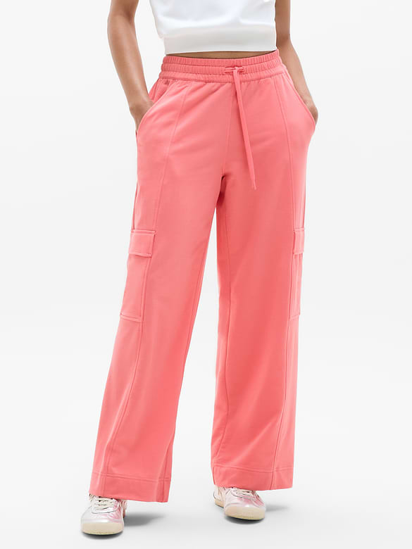 Retroterry High Rise Wide Leg Cargo Pant
