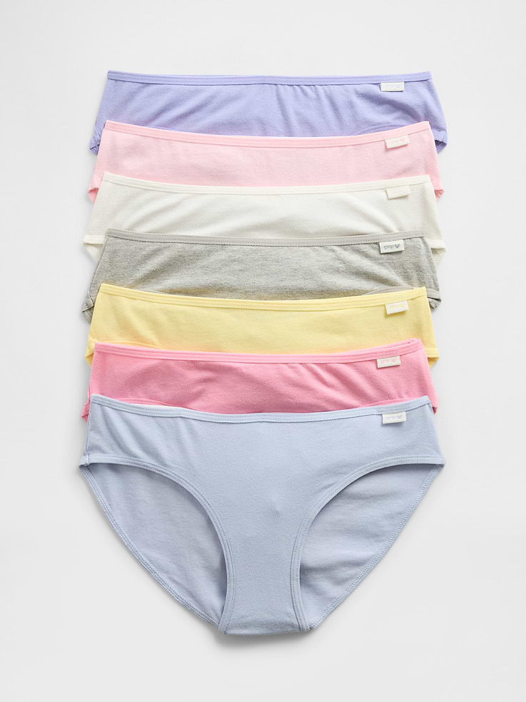 Image number 1 showing, Kids Days-of-the-Week Bikini Briefs (7-Pack)