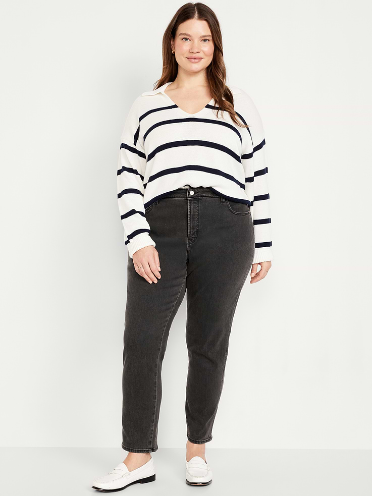 Image number 6 showing, Curvy High-Waisted Vintage Slim Jeans