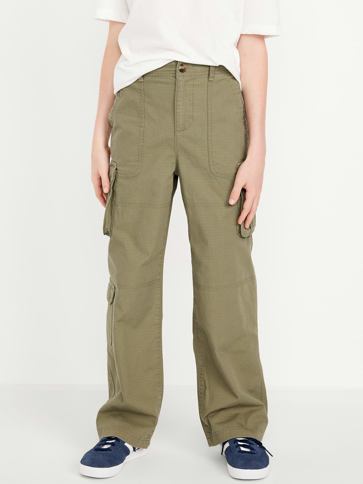 L'image numéro 1 présente Pantalon cargo indéchirable coupe généreuse pour garçon