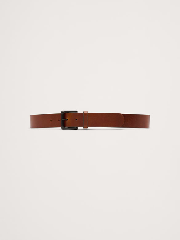 Ceinture en cuir vieilli