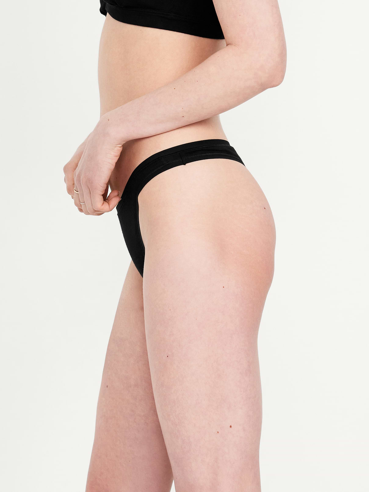 Image number 3 showing, 6-Pack Low-Rise Everyday Cotton Thongs
