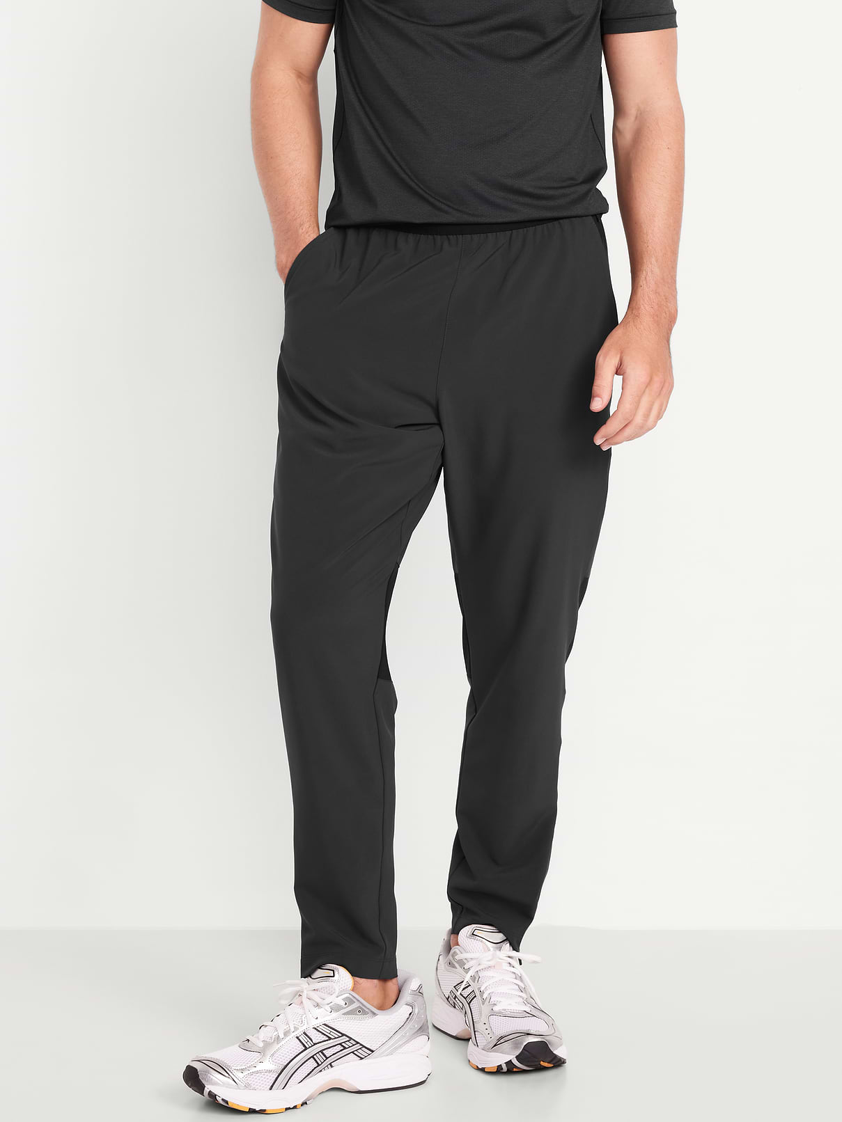 Image 1 of 3, Smooth, lightweight fabric for max ventilation., exposed elastic-drawstring waistband, hip pockets, back zip stash pocket, functional zip hems, go-dry wicks moisture, breathable, quick dry, Product #693439