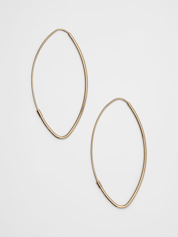 Wire Teardrop Earrings