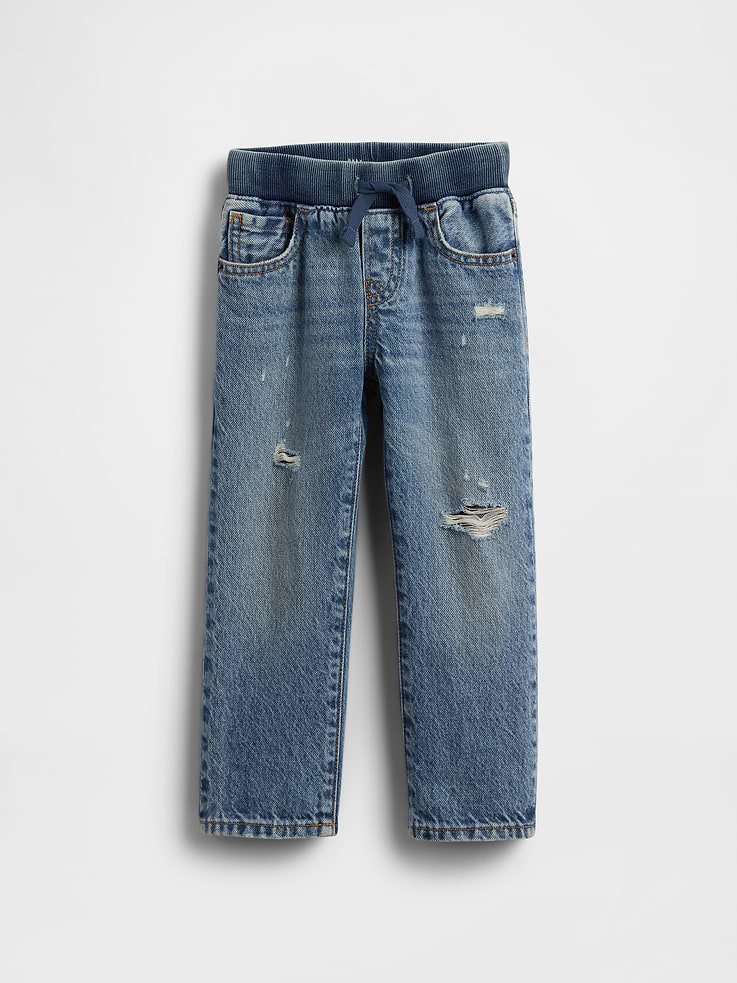 Image number 1 showing, Baby & Toddler Pull-On Original Straight Jeans