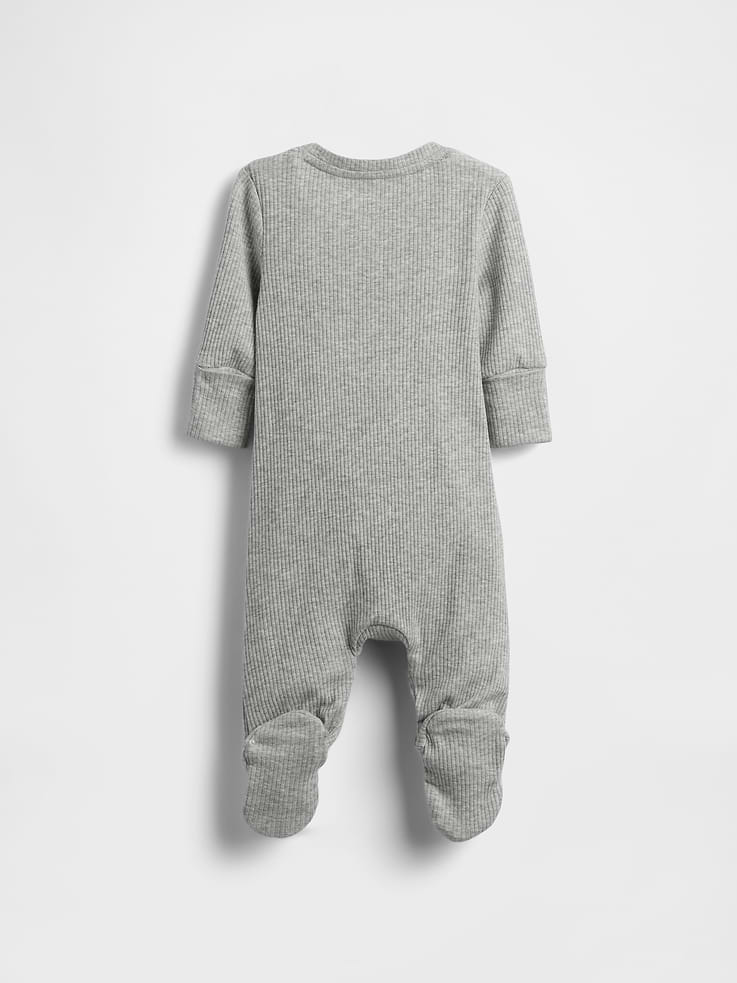 Image number 2 showing, Baby First Favorites TinyRib Footed One-Piece