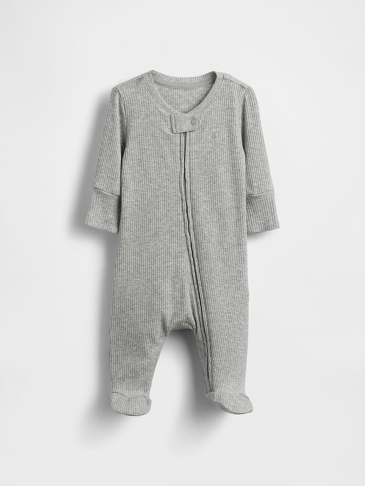 Image number 1 showing, Baby First Favorites TinyRib Footed One-Piece