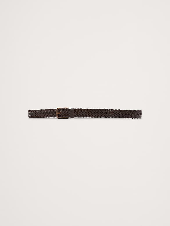 Ceinture en cuir tressé Tamalpais