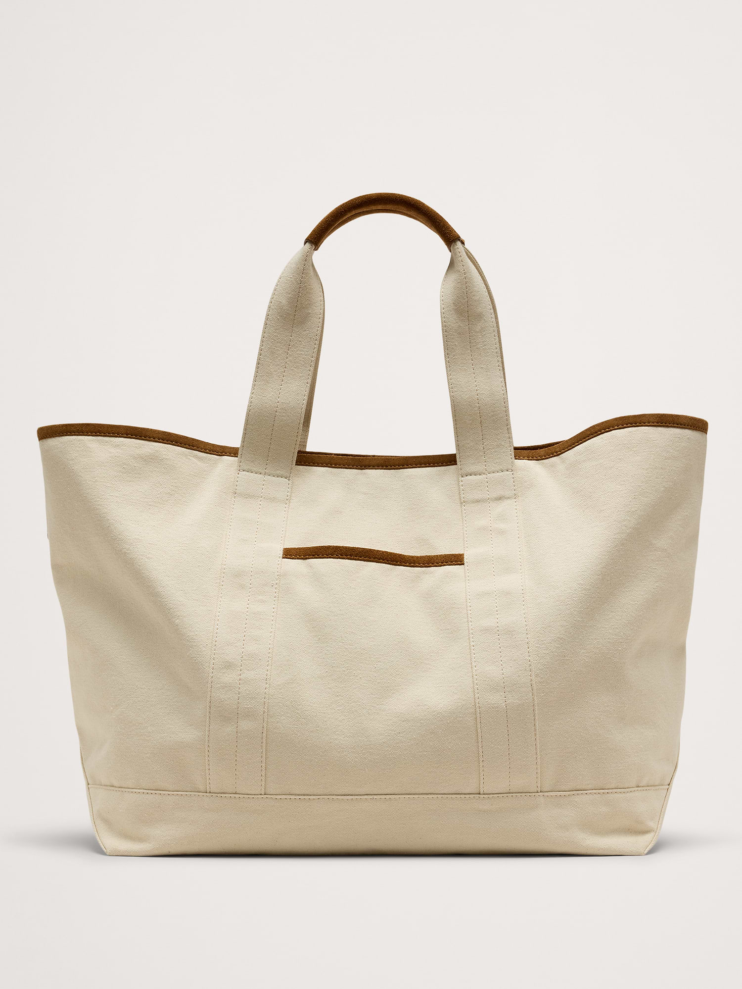 Banana Republic Canvas & Suede Weekend Tote INTERNATIONAL SHIPPING