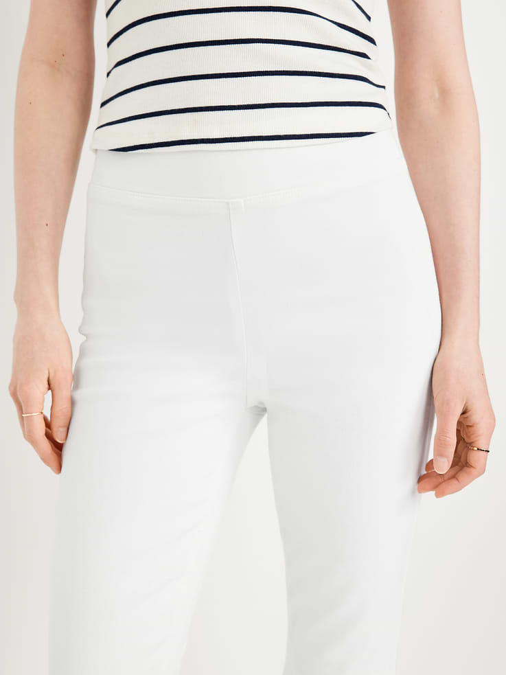 Image number 10 showing, High-Waisted Weekender Pull-On Crop Flare Jeans