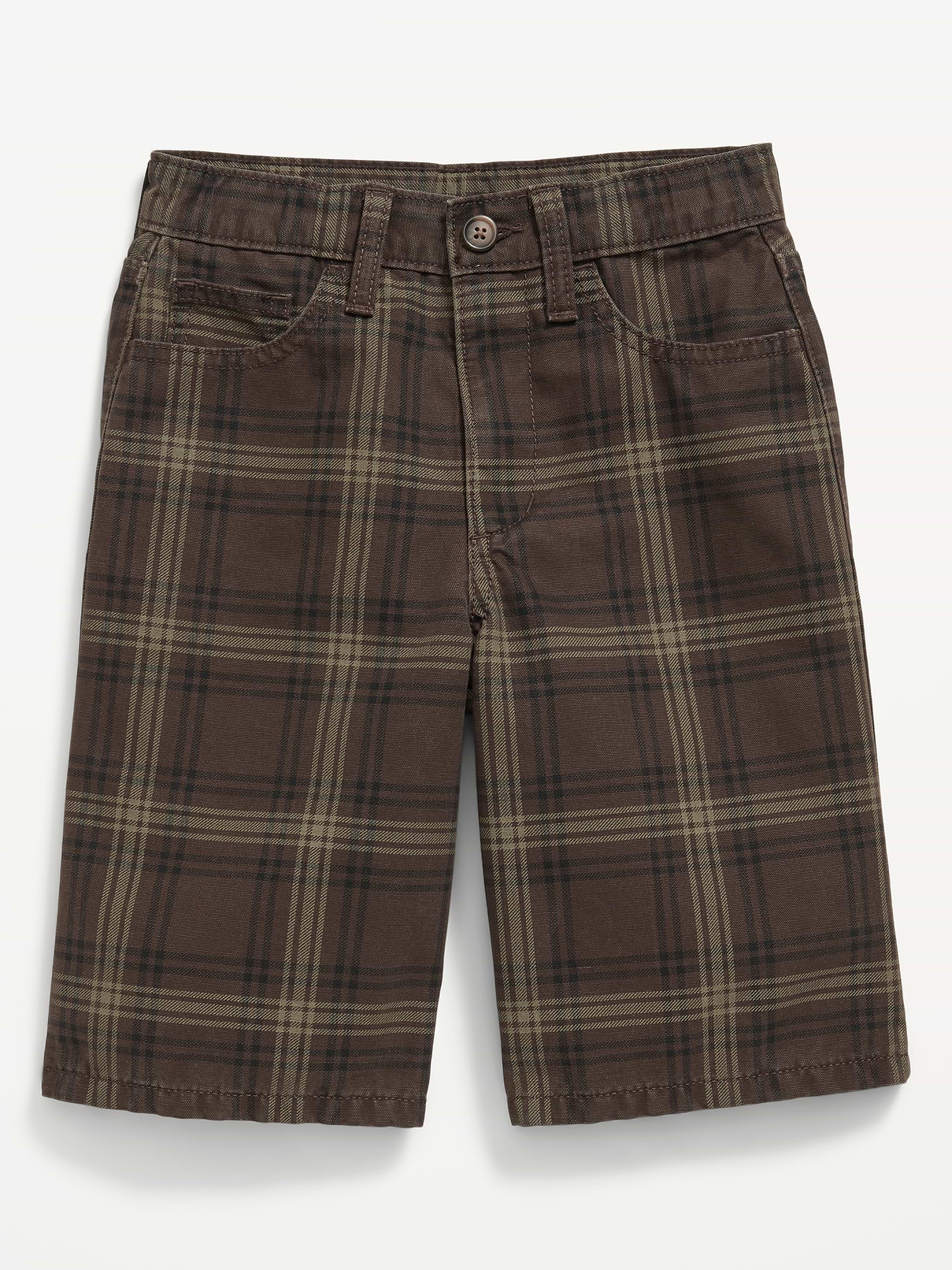 Image 4 of 5, Below Knee Baggy Canvas Shorts for Boys