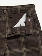 Image 5 of 5, Below Knee Baggy Canvas Shorts for Boys
