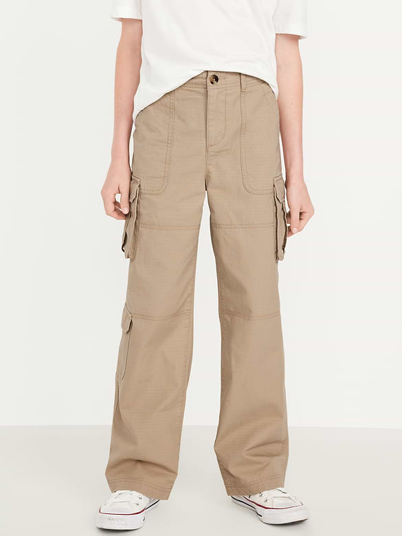 Baggy Cargo Ripstop Pants for Boys