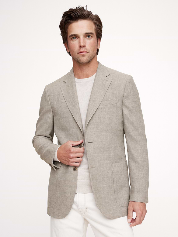 Italian Wool Ventile Suit Jacket