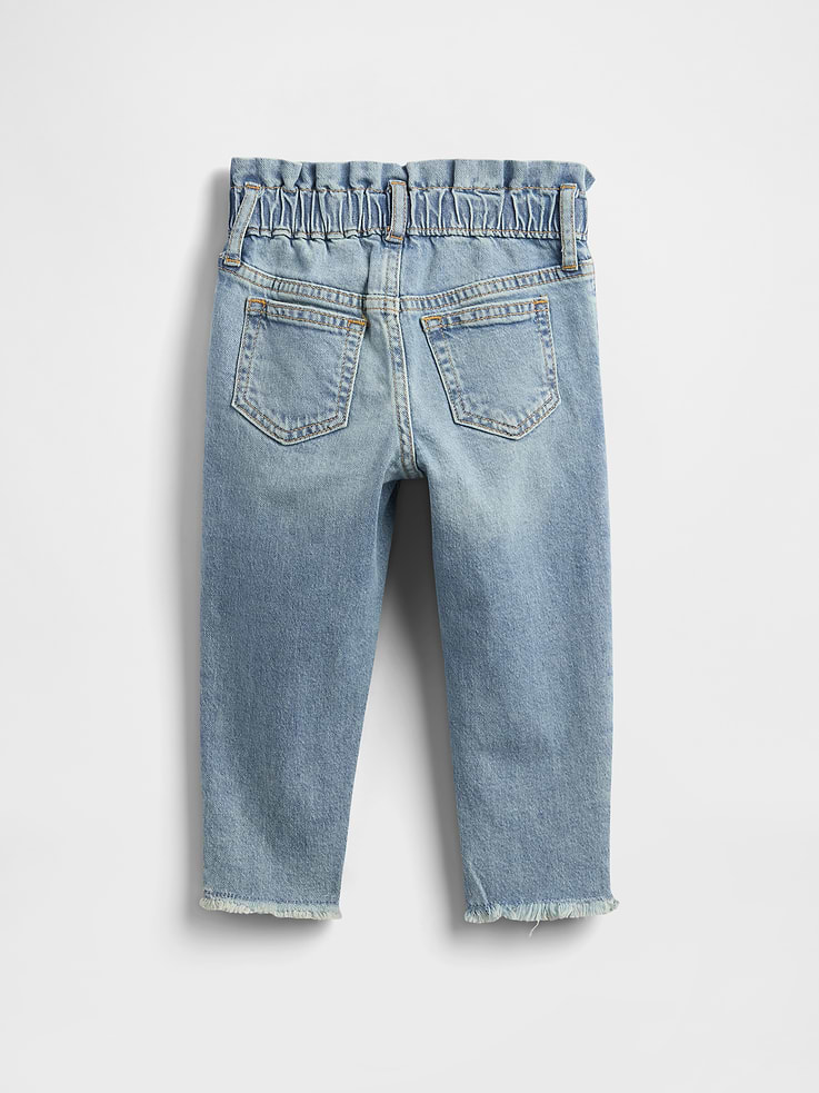 Image 2 of 3, Baby & Toddler Pull-On Just Like Mom Jeans