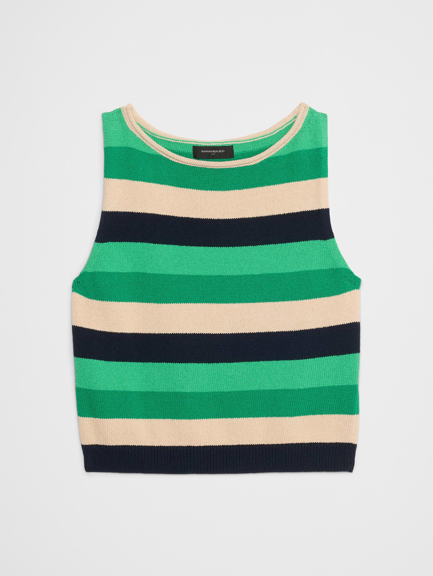 Image number 7 showing, Cropped Boatneck Sweater Shell