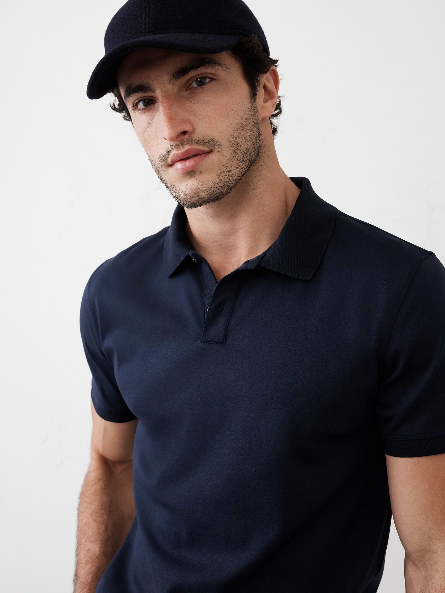 Image number 1 showing, Standard-Fit Luxe Touch Polo