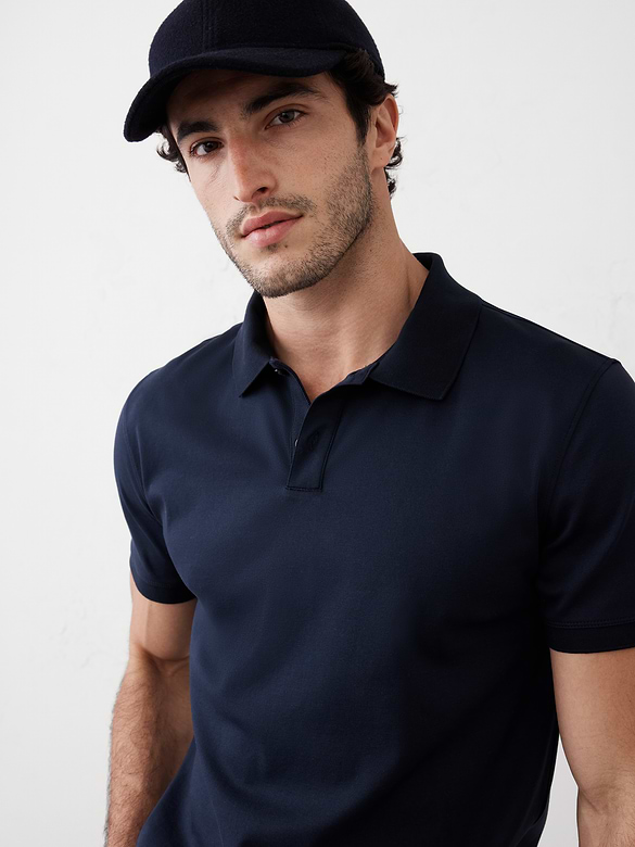 Standard-Fit Luxe Touch Polo