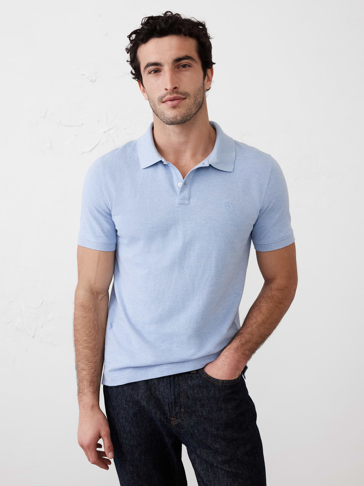 Image number 1 showing, Slim-Fit Pique Polo