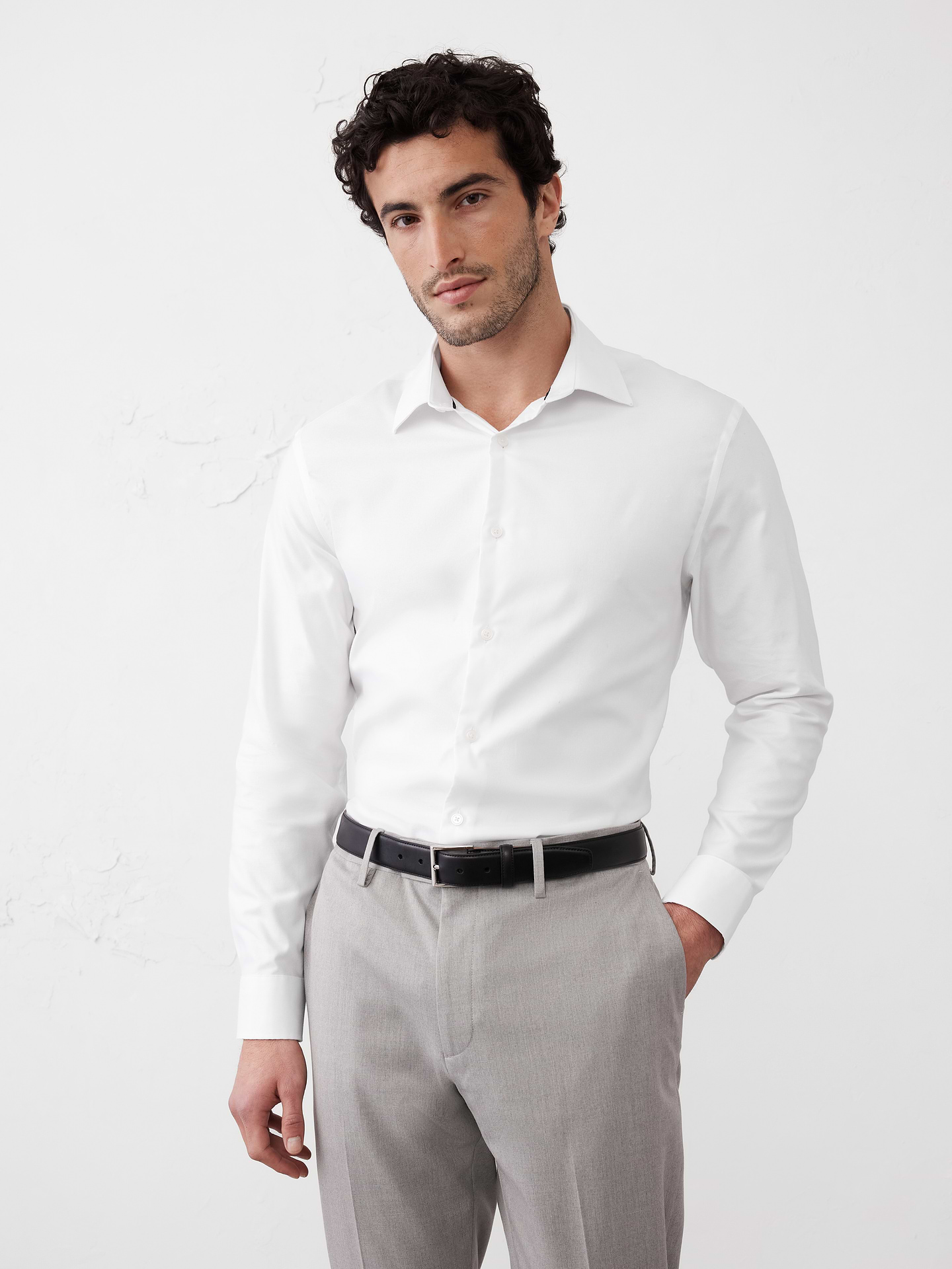 Image number 1 showing, Athletic-Fit Dress Shirt