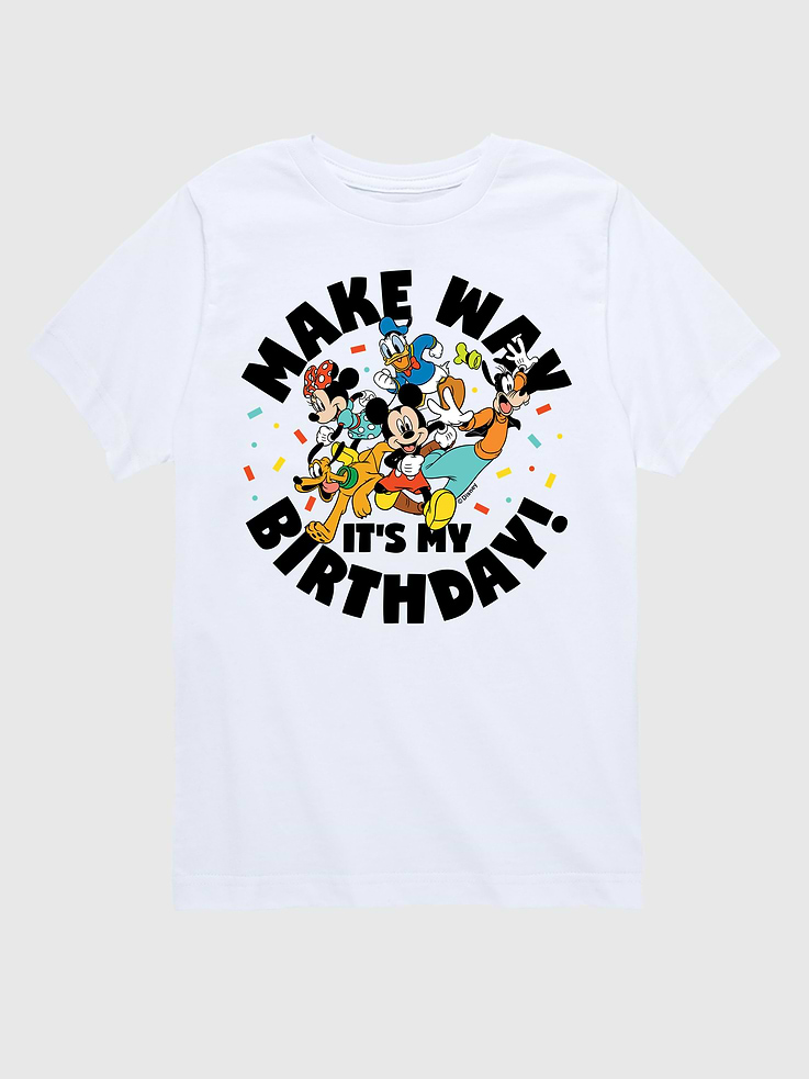 Image number 1 showing, Toddler Disney Make Way Its My Birthday Graphic Tee
