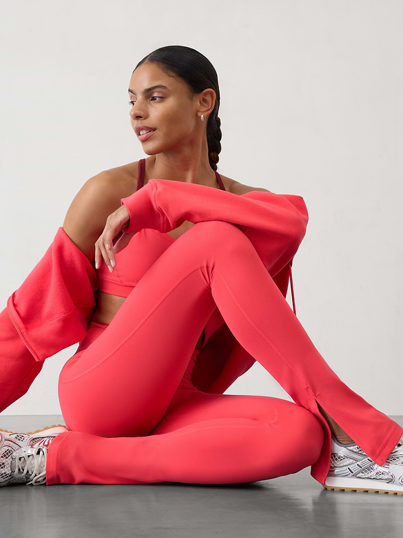 Elation Ultra High Rise Split Slim Flare Pant