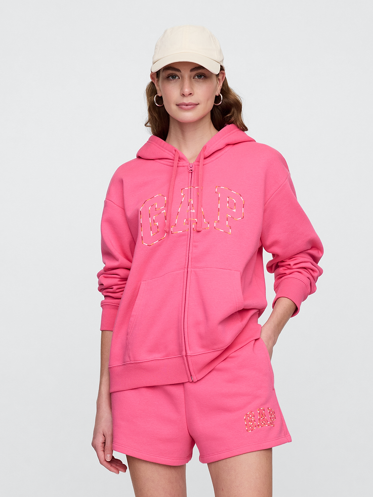 Image number 1 showing, Relaxed Gap Logo Zip Hoodie