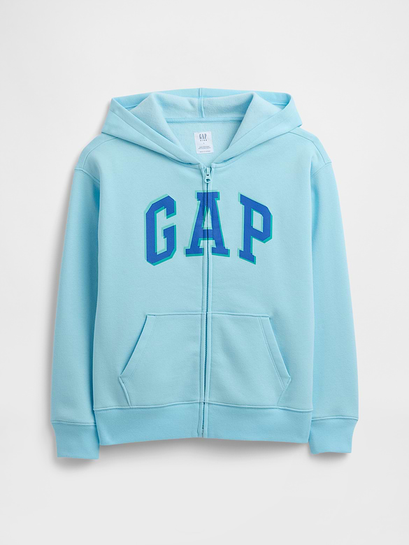 Kids Relaxed Gap Logo Zip Hoodie