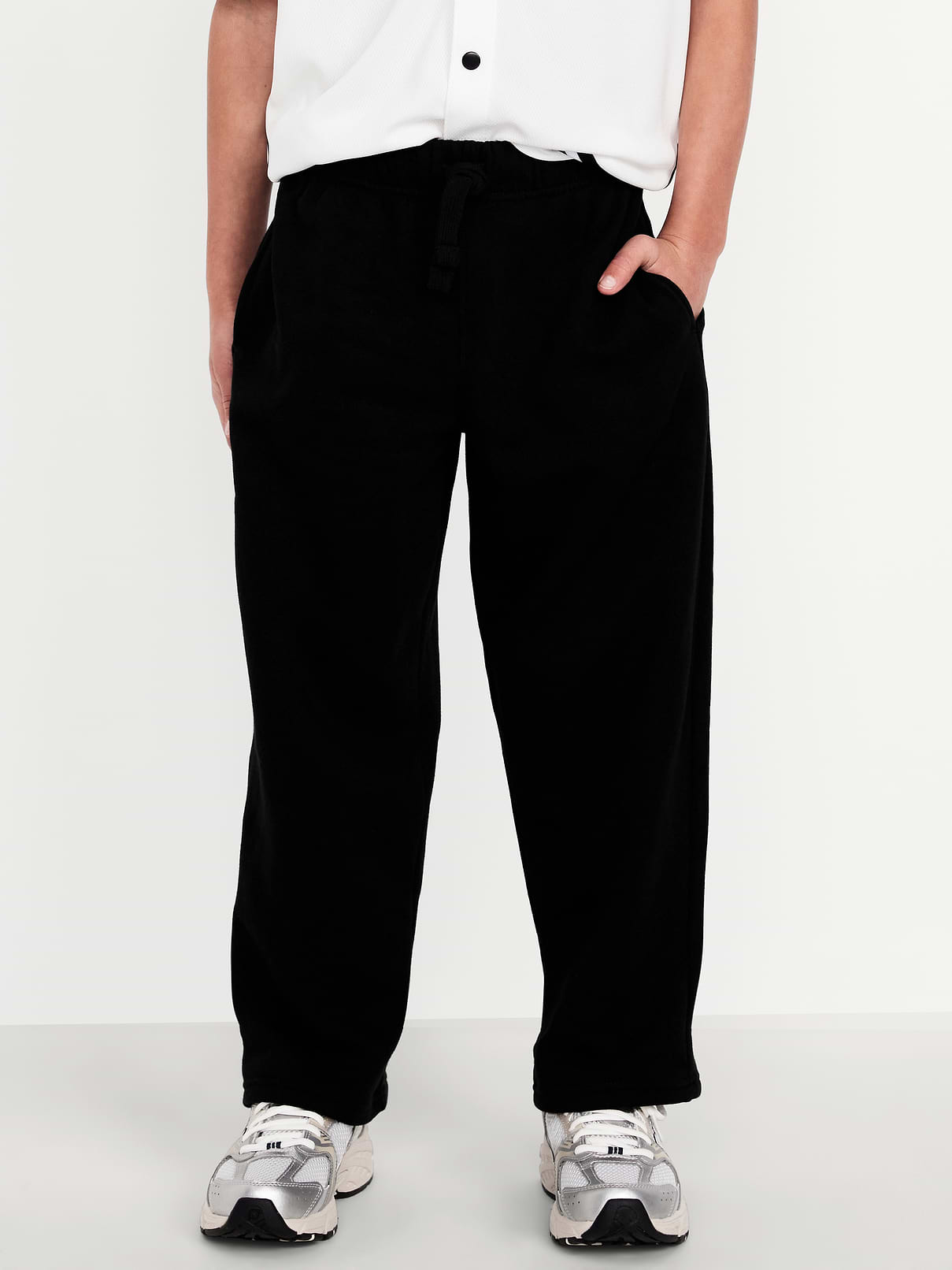 Image number 1 showing, Straight Fleece Sweatpants for Boys