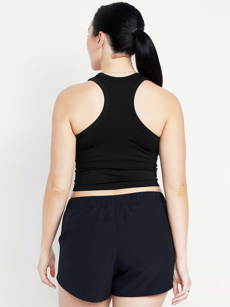 L'image numéro 6 présente Camisole courte ajustée Fluidité sans coutures