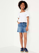 Image number 3 showing, High-Waisted Jean Skirt for Girls