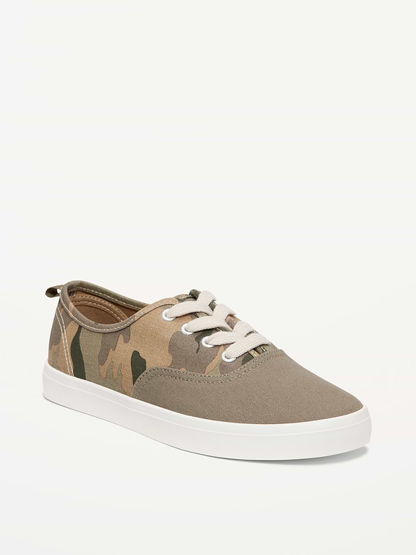 Chaussures de sport à lacets en toile pour garçon