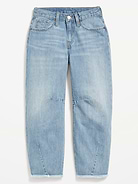 Image number 4 showing, Super Baggy Barrel-Leg Jeans for Girls