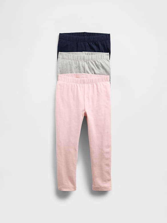 Legging en coton biologique Agencez à volonté pour Toute-petite (paquet de 3)