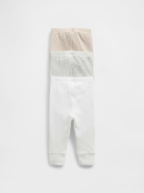 Baby First Favorites TinyRib Pants (3-Pack)