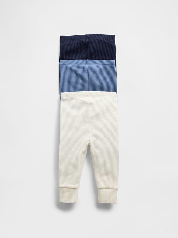 Baby First Favorites TinyRib Pants (3-Pack)
