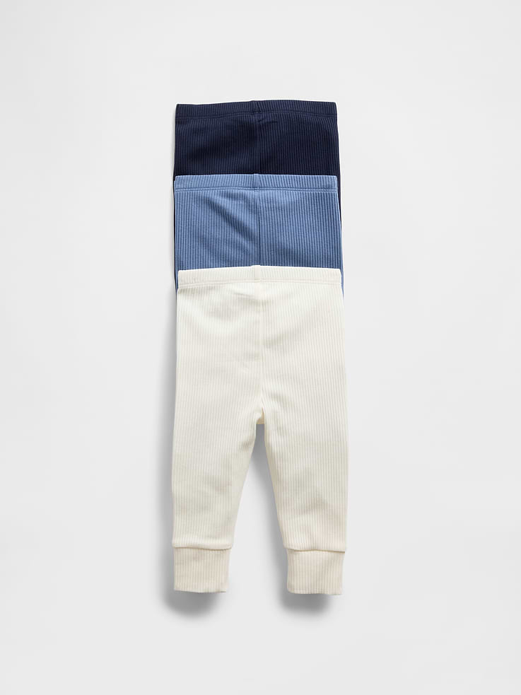 Image number 2 showing, Baby First Favorites TinyRib Pants (3-Pack)