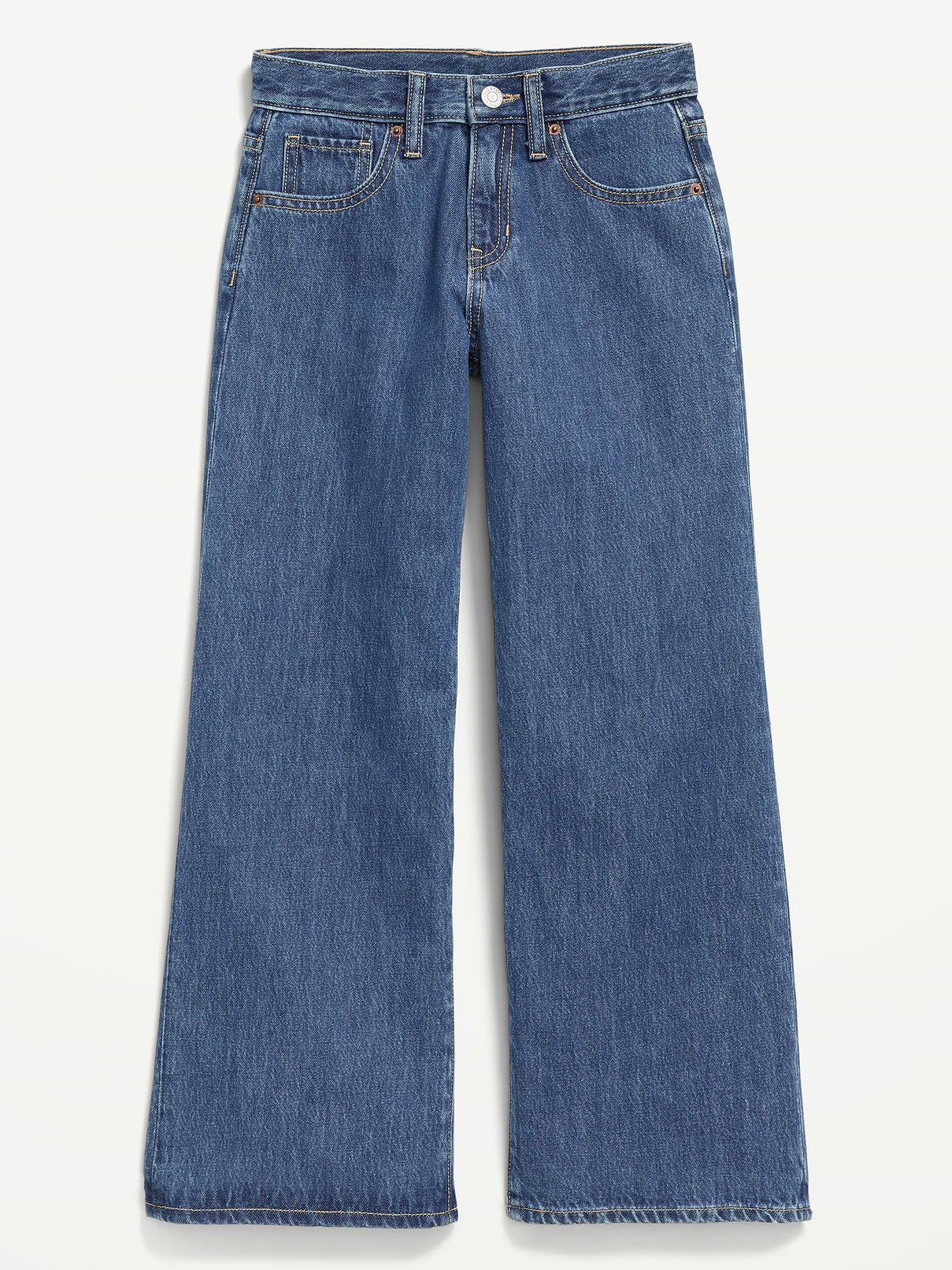 Image number 1 showing, Super Baggy Wide-Leg Jeans for Girls